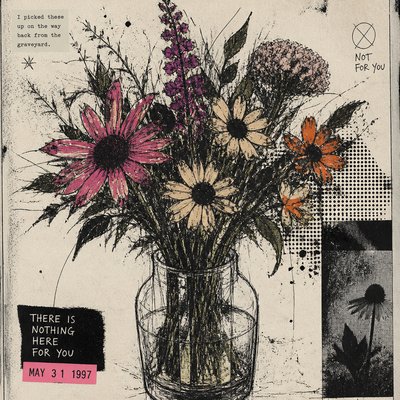 bouquet of flowers in a glass vase