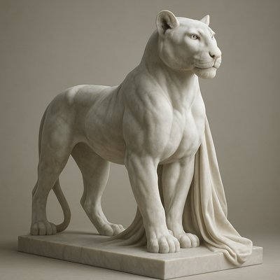 animal standing in natural pose