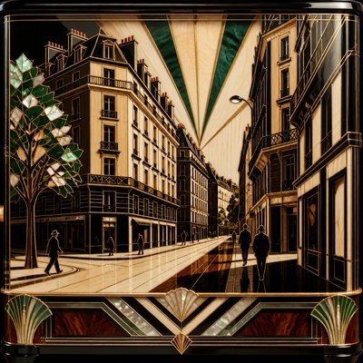 Art Deco Furniture Art Style Transfer Example