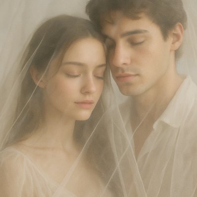 portrait of two people together