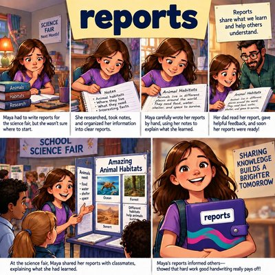a cartoon of a girl reading a book