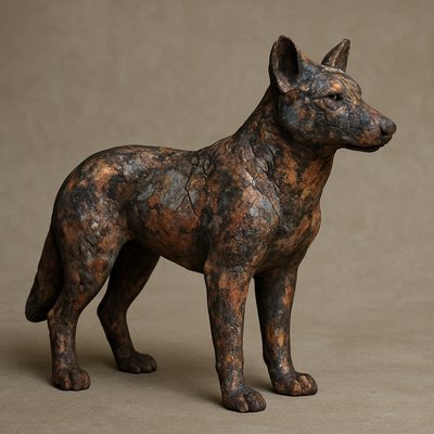 animal standing in natural pose