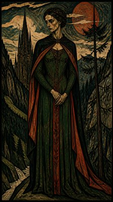 full-length portrait of an elegant figure