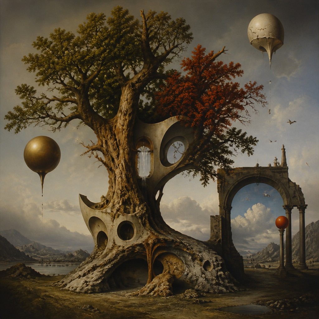 a tree in nature