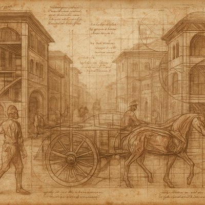 urban street with city activity
