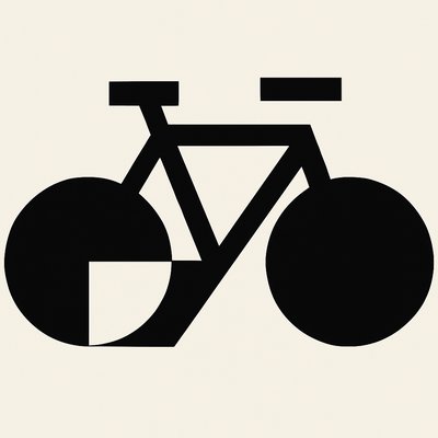 bicyle resting against a wall