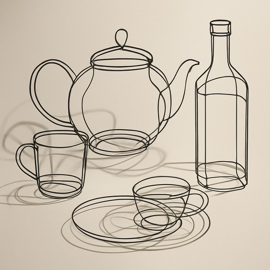 still life with everyday objects