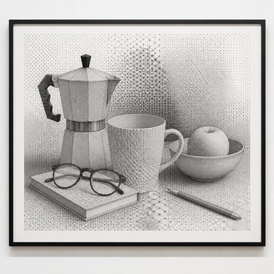 still life with everyday objects