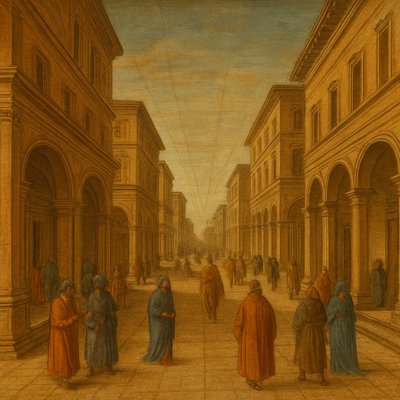 urban street with city activity