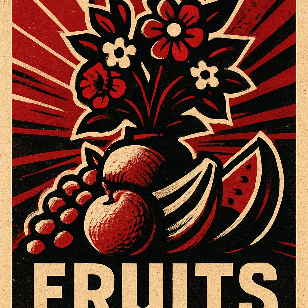 still life arrangement of fruits and flowers