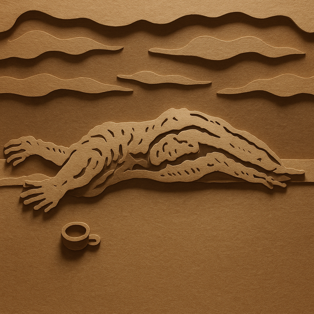 a picture of a paper cut of a lizard