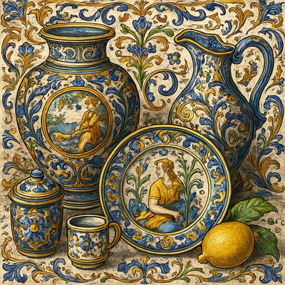 still life with everyday objects