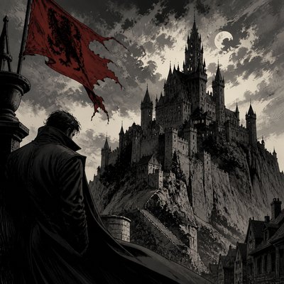 majestic castle on a hilltop