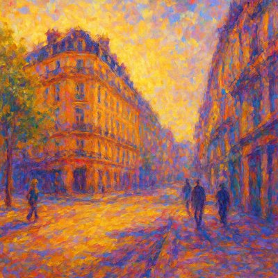 Seasonal Impressionism Art Style Style Transfer Example