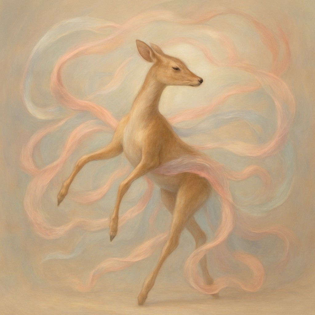 animal standing in natural pose