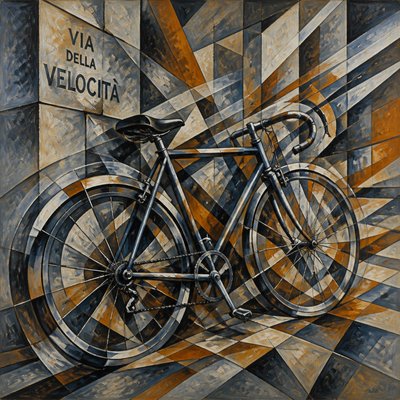 bicyle resting against a wall