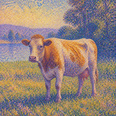 animal standing in natural pose