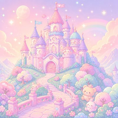 majestic castle on a hilltop