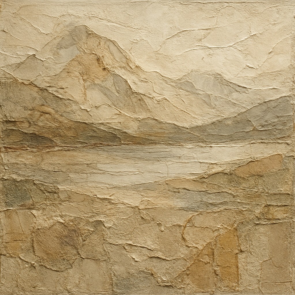 serene landscape with mountains and water