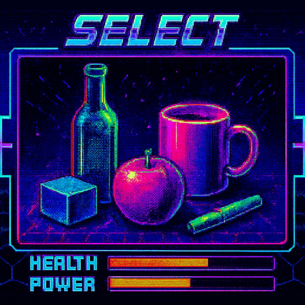 still life with everyday objects