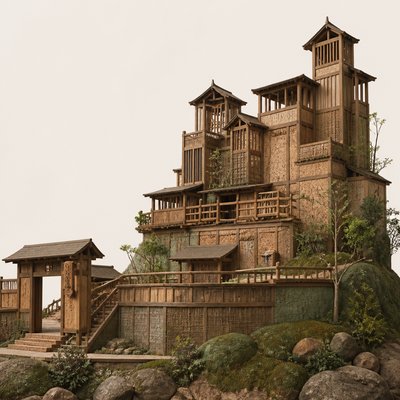 majestic castle on a hilltop