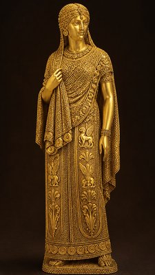 full-length portrait of an elegant figure