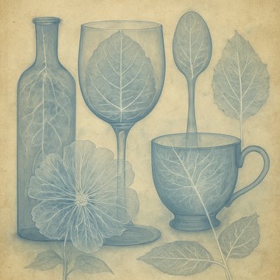 still life with everyday objects
