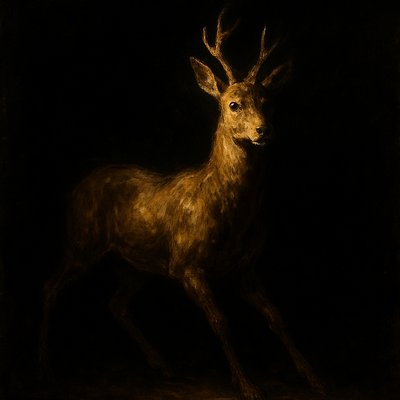 animal standing in natural pose