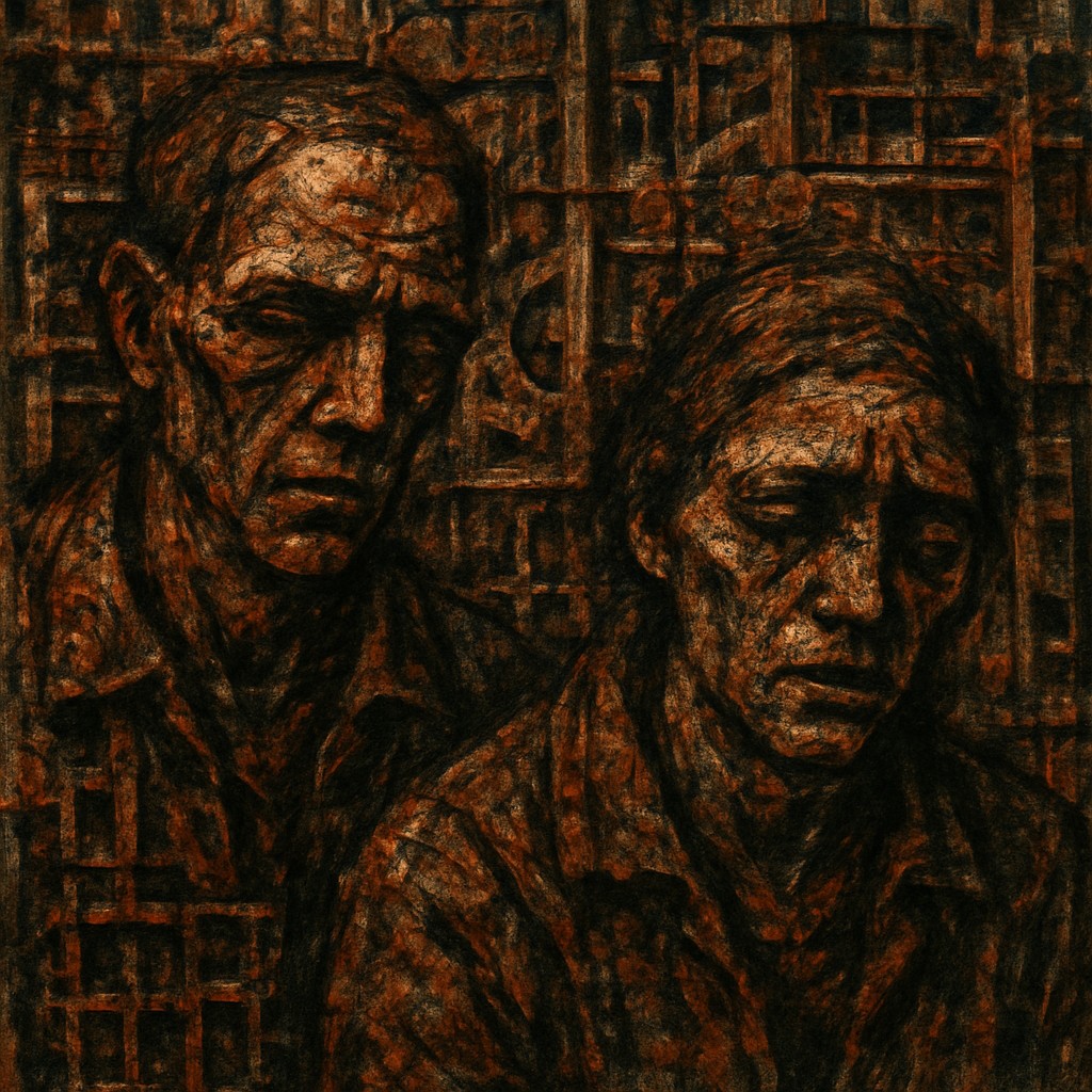 portrait of two people together