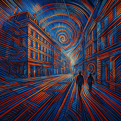 Kinetic Art Style Style Transfer Example