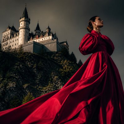 majestic castle on a hilltop