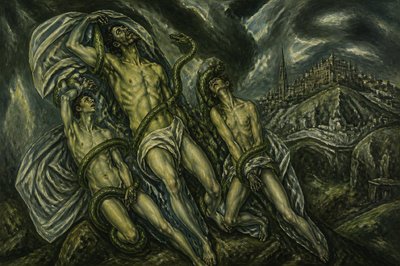 laocoon and his sons by El Greco