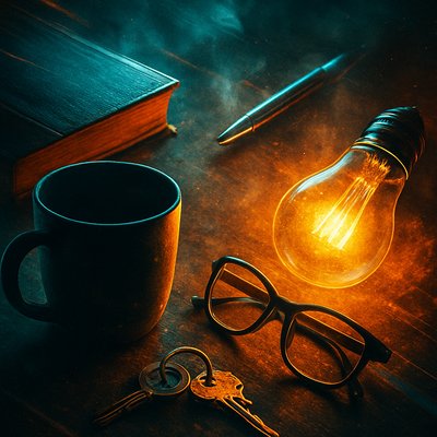 still life with everyday objects