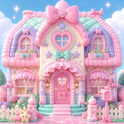 house with front view — Kawaii Fashion Style