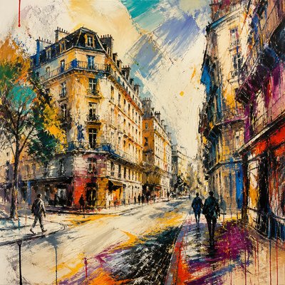 Abstract Expressionist Modern Art Style Style Transfer Example