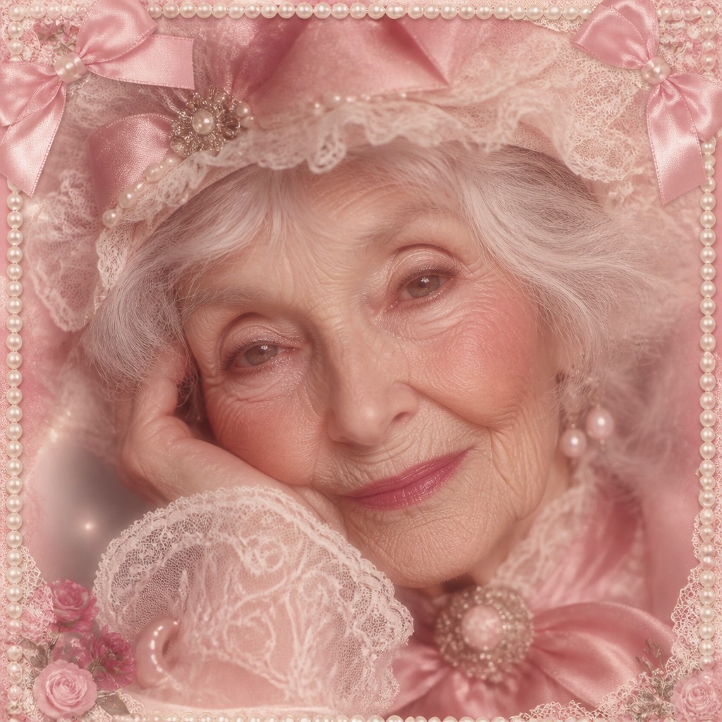 close-up portrait of an elderly person with expressive weathered features — Coquette Aesthetic