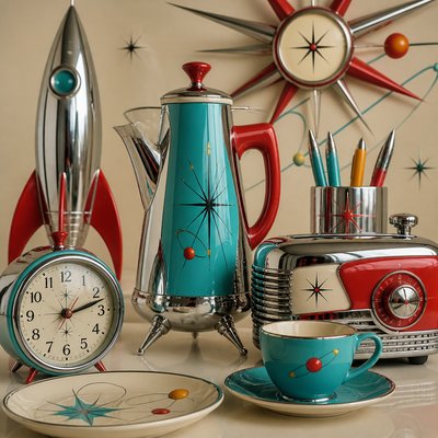 still life with everyday objects — Atompunk Aesthetic