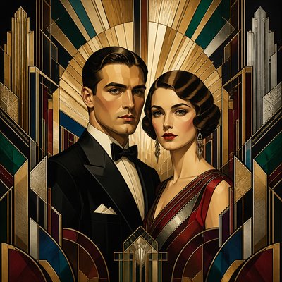 portrait of two people together