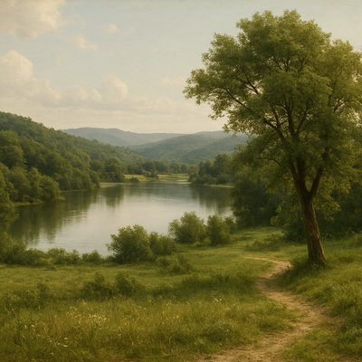 wide landscape with natural scenery