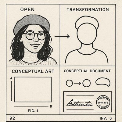 Conceptual Art Style Style Transfer Example
