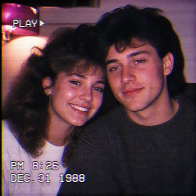 portrait of two people together
