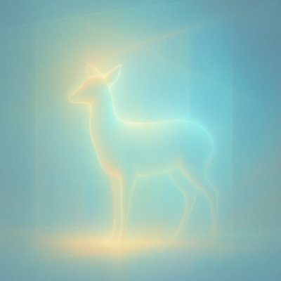 animal standing in natural pose