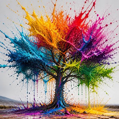 a tree in nature