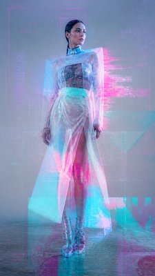 full-length portrait of an elegant figure