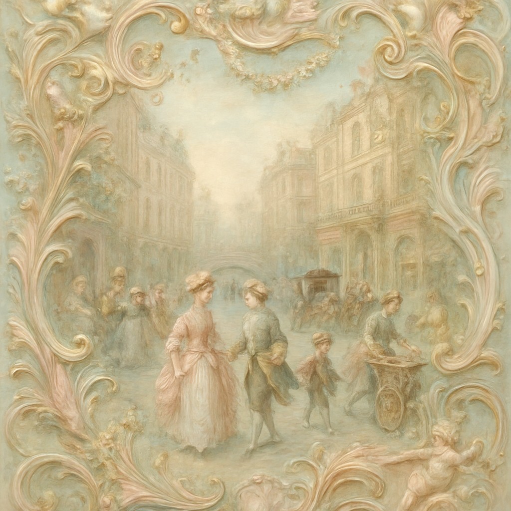 urban street with city activity