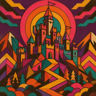 majestic castle on a hilltop