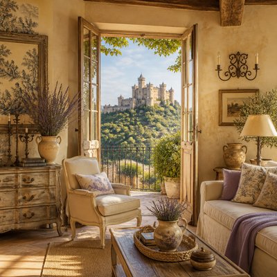 majestic castle on a hilltop