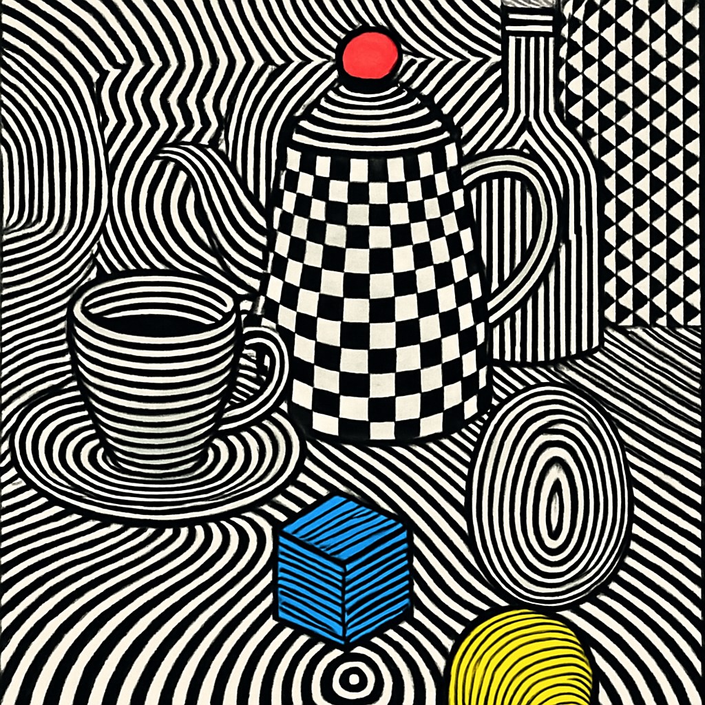 still life with everyday objects