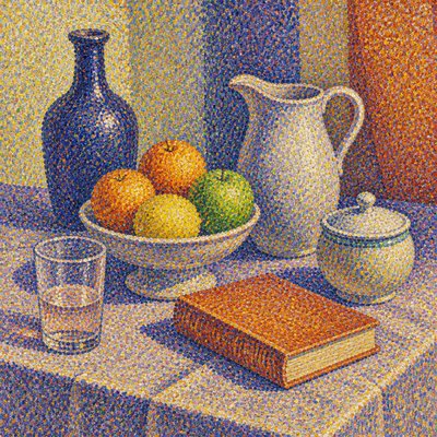 still life with everyday objects