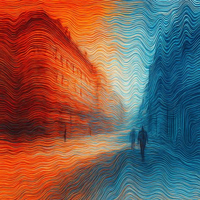 Seismic Data Portraiture Style Transfer Example